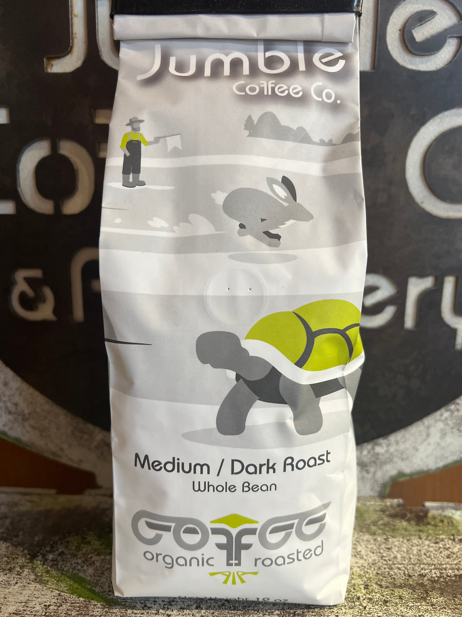 Medium/Dark Roast Regular Whole Bean Jumble Coffee – Calico Bean