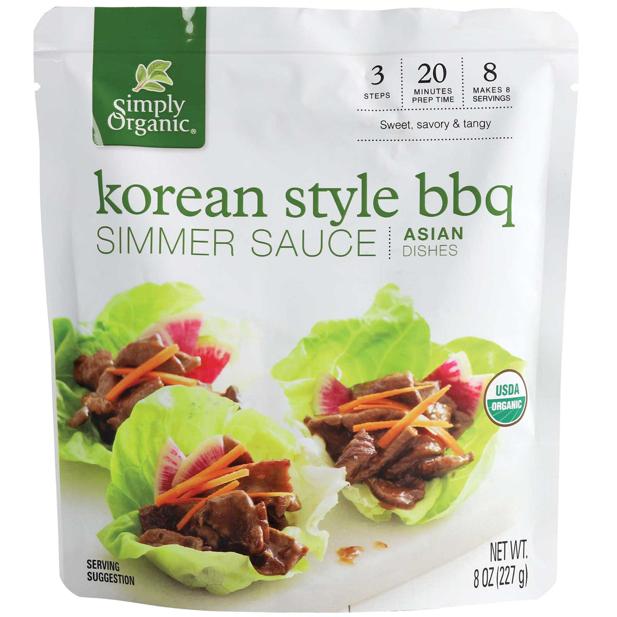 SIMPLY ORGANIC KOREAN BBQ SIMMER SAUCE 8 FL. OZ. – Calico Bean Market