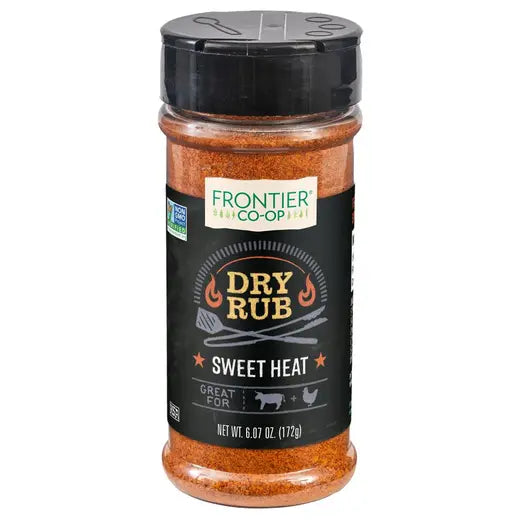 Frontier Co-op Sweet Heat Dry Rub 6.07 oz.