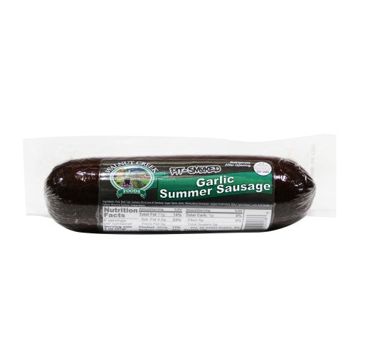 Pit Smoked Garlic Summer Sausage