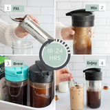 Cold Brew Makers Kit by Mason Tops