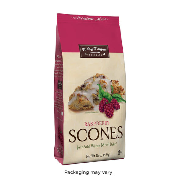 Raspberry Scone Mix by Sticky Fingers Bakeries