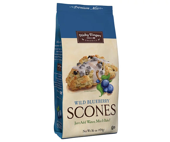 Wild Blueberry Scone Mix by Sticky Fingers Bakeries