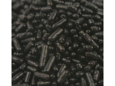 black sprinkles