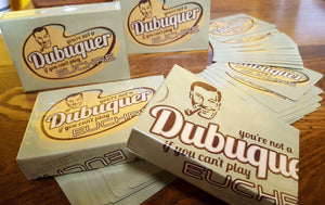 You're not a Dubuquer, if you can't play Euchre Deck of cards