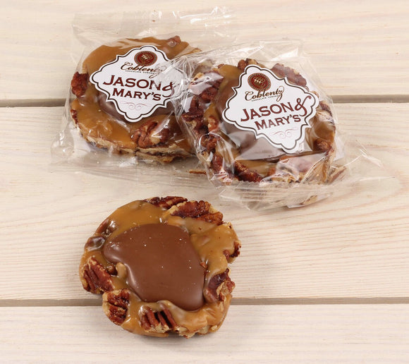 Jason & Mary's Treats-Milk Chocolate Pecan Snappers