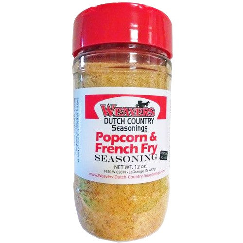 Popcorn and Fry Seasoning, 12 OZ.