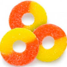 Peach Gummi Rings