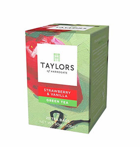 Strawberry & Vanilla Green Tea: 20 Teabags