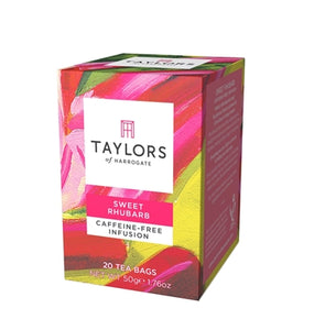 Sweet Rhubarb Infusion Tea: 20 Wrapped Tea Bags