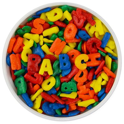 Letter Shape Sprinkles – Calico Bean Market