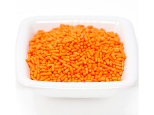 orange sprinkles
