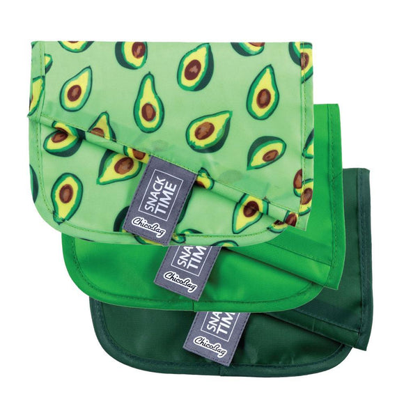 Avocado Print Reusable Snack Bag by Chicobags!