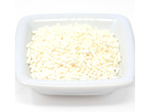 white sprinkles